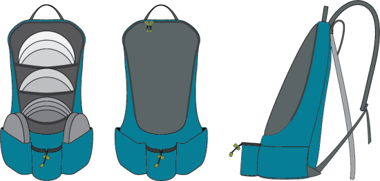 A-Frame Font and Side w-disk